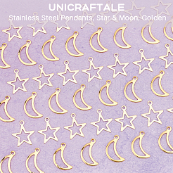 80 шт. 2 подвески из нержавеющей стали 304&nbsp;STAS-UN0041-02