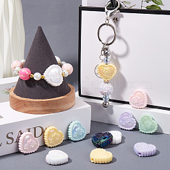 30 шт. переливающиеся акриловые бусины с УФ-покрытием&nbsp;OACR-SP0001-31