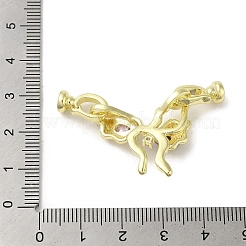 Латунные микропаве с фианитами розового цвета&nbsp;KK-K371-12G