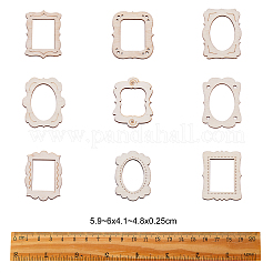 Незавершенные украшения из дерева&nbsp;WOOD-CJ0001-43