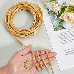 Плоский шнур из искусственной кожи длиной 10 м.&nbsp;WL-GF0001-33B