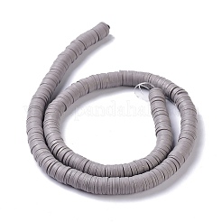 Плоские круглые бусины из глины ручной работы полимерные&nbsp;LS-CLAY-XCP0001-08