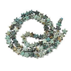 Бусы натуральная африканская бирюза (яшма)&nbsp;G-F817-A14-01