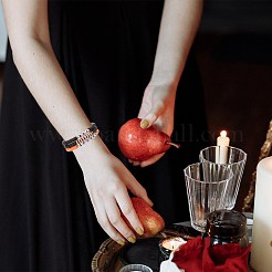 3шт 3 стиля полимерная глина Heishi серфер стрейч браслеты набор&nbsp;BJEW-TA00264