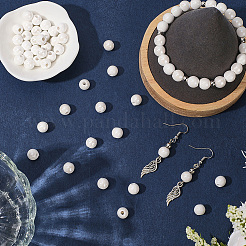 100 шт. перламутровые фарфоровые круглые бусины ручной работы&nbsp;PORC-PA0001-11