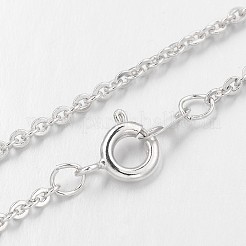 Латунь природный розовый кварц кулон ожерелье&nbsp;NJEW-JN01274-01