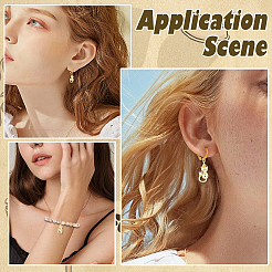 10 шт. латунные подвески с кубическим цирконием&nbsp;KK-BBC0022-58