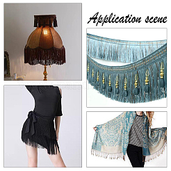 Бахрома из полиэстера с кисточкой&nbsp;OCOR-WH0033-59A