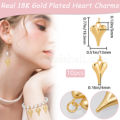 10шт латунные подвески&nbsp;KK-BBC0014-72