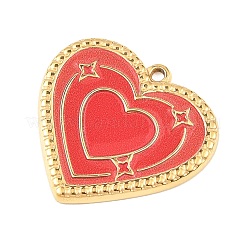 Подвески из нержавеющей стали 304 с эмалью&nbsp;STAS-Z186-12G-02