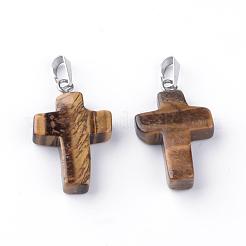 Природных тигровый глаз подвески&nbsp;G-J354-04