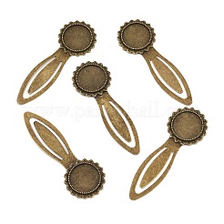 20 сеттинги мм закладку лоток кабошон&nbsp;X-PALLOY-S033-40AB-NR