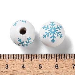 Набивные деревянные европейские бусины&nbsp;WOOD-Z002-08C