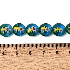 Ручной работы Lampwork бисера нити&nbsp;LAMP-H073-02B