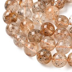 Нити натуральных алмазных бусин херкимер&nbsp;G-Z115-C03-10mm