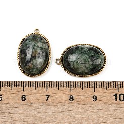 Кулоны с натуральной африканской бирюзой (яшмой)&nbsp;X-STAS-F322-15G-04