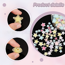 360шт 6 стиля прозрачные акриловые бусины&nbsp;TACR-AR0001-17