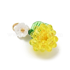 Прозрачные стеклянные подвески&nbsp;PALLOY-MZ00905-01