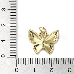 Латунные микропаве прозрачные подвески с фианитом&nbsp;LS-KK-U005-01N-G