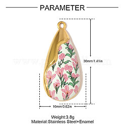 Подвески из нержавеющей стали 304&nbsp;STAS-OY006-73G