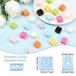 50 шт. Непрозрачные акриловые бусины&nbsp;FIND-SP0004-84