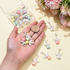 50 шт. подвесные украшения из сплава и акрила&nbsp;HJEW-YW00091