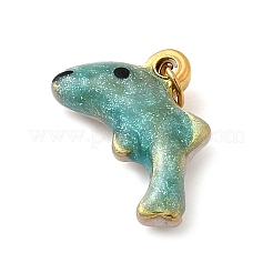 Подвески из нержавеющей стали 304 с эмалью&nbsp;STAS-B093-33G-05