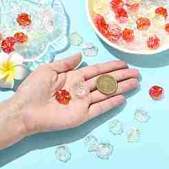 50шт прозрачные акриловые подвески&nbsp;MACR-YW0004-17A