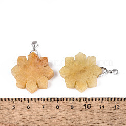 Натуральный топаз нефрита подвески&nbsp;G-T144-12B