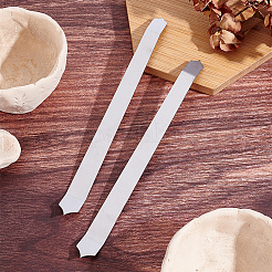 2 шт. кельма для гончарных инструментов из нержавеющей стали&nbsp;FIND-UN0010-01