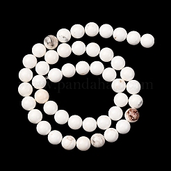 Бусины из натурального магнезита круглой формы&nbsp;G-M138-42-A