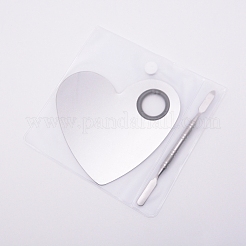 Цветная палитра из нержавеющей стали и палочка для палочки с двойной головкой&nbsp;MRMJ-WH0062-41P