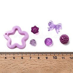 Непрозрачные и прозрачные акриловые бусины&nbsp;SACR-XCP0001-06D