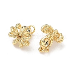 Латунные микро проложить кубического циркония подвески&nbsp;KK-C252-05G