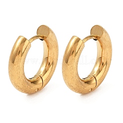 Серьги-кольца из нержавеющей стали 304&nbsp;LS-EJEW-F339-01G