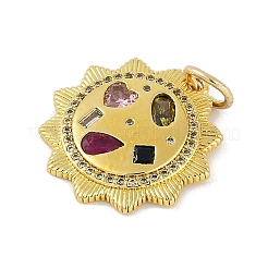 Латунные микро проложить кубического циркония подвески&nbsp;KK-B114-18G