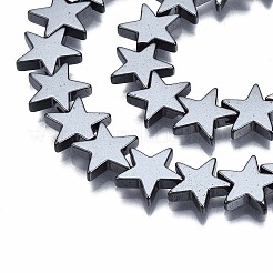 Немагнитные синтетический гематит бисер пряди&nbsp;X-G-Q898-10mm