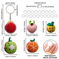 Набор для самостоятельного изготовления брелока с фруктовой тематикой&nbsp;DIY-FG0002-98