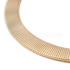 Железные открытые манжеты змеиная цепь чокер ожерелья для женщин&nbsp;NJEW-M085-05G