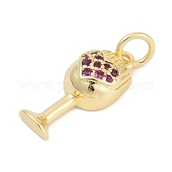 Латунные микро проложить кубического циркония подвески&nbsp;KK-G522-55G