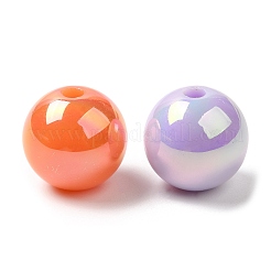 УФ-покрытие радужными переливающимися акриловыми бусинами&nbsp;PACR-K003-04