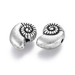 Сплавочные овальные бусины тибетского стиля &nbsp;LS-X-TIBEB-A004-004TAS-NR