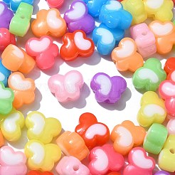 5 пакетик непрозрачных акриловых бусин&nbsp;OACR-CJ0001-73