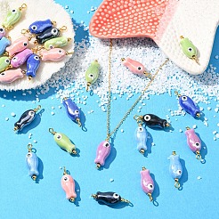 10 шт. фарфоровые подвески ручной работы&nbsp;PALLOY-YW00086-01