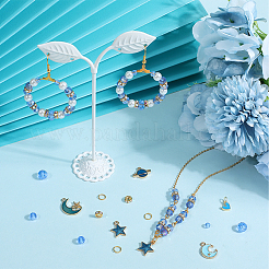 Наборы для самостоятельного изготовления браслетов из стеклянных бусин и эмалевых сплавов&nbsp;DIY-SP0001-57B