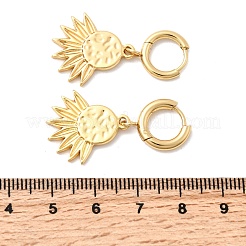 Серьги-кольца из нержавеющей стали 304&nbsp;EJEW-P329-01A-G