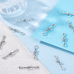 80 шт. звенья/соединитель из сплава тибетского стиля&nbsp;TIBE-LP0001-12