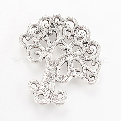 Тибетский стиль компоненты сплава люстра соединения&nbsp;TIBE-Q066-37AS-RS