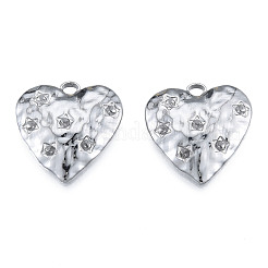 Подвеска из нержавеющей стали 304 со стразами&nbsp;LS-STAS-N098-213P