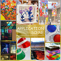 Прозрачная мягкая водонепроницаемая ткань тпу&nbsp;DIY-WH0308-254A-03